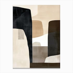 Lines Of Quietude Minimalist Style Canvas Print