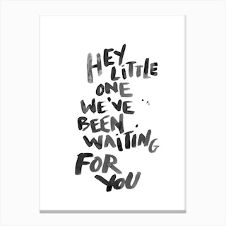 Hey Little One Canvas Print
