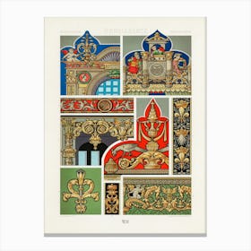 Renaissance Pattern, Albert Racine 8 Canvas Print