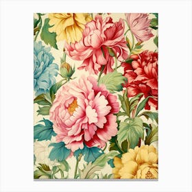 Peonies 50 Canvas Print