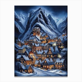 Christmas Village Canvas Print