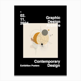 Graphic Design Archive Poster 26 Canvas Print