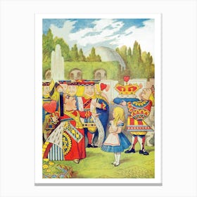 The Queen Has Come And Isnt She Angry Canvas Print