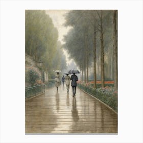 Rainy Day In Paris 1 Canvas Print