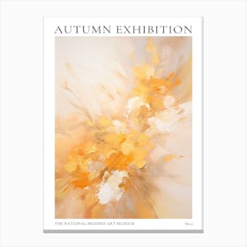 Autumn Exhibition Modern Abstract Poster 2 Canvas Print