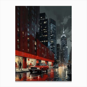 New York City At Night 1 Canvas Print