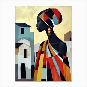 Celestial Dreams|The African Woman Series Canvas Print