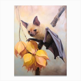 Flying Fox Bat Painting 3 Canvas Print