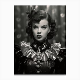 Black And White Photograph Of Judy Garland 3 Canvas Print