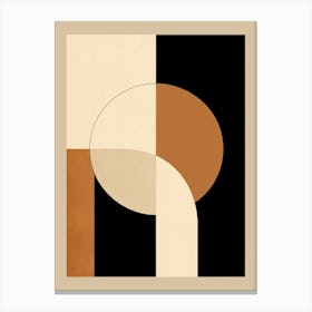 Ivory Hamburg Geometric Serenity Canvas Print