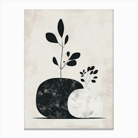 Marrakech Stone Park Bauhaus Minimalist Canvas Print