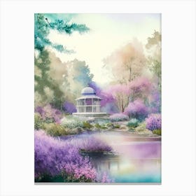 Callaway Gardens, 2, Usa Pastel Watercolour Canvas Print