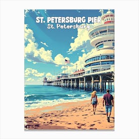 St Petersburg Pier Canvas Print