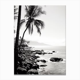 Maui, Black And White Analogue Photograph 2 Canvas Print