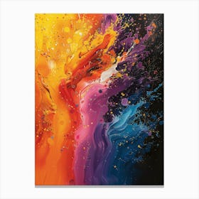 Splash Of Color Canvas Print