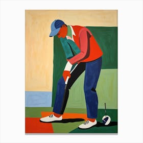 Golfer Canvas Print