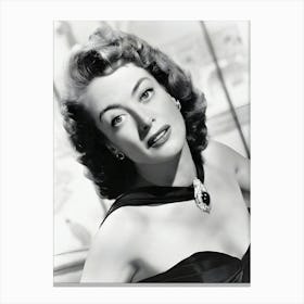 Actress Joan Crawford In A Scene From The Movie Daisy Kenyon Canvas Print