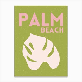 Palm Beach Canvas Print