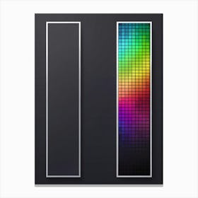 Color Palettes Canvas Print