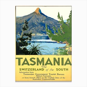 Tasmania, The Switzerland Of The South Canvas Print