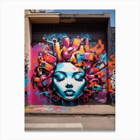 Graffiti Melbourne Canvas Print