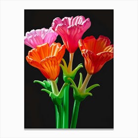 Bright Inflatable Flowers Carnations 3 Canvas Print