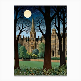 william morris Oxford College Canvas Print