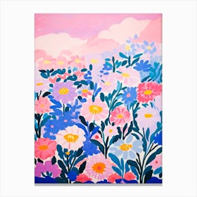 Wild Flower Field Canvas Print