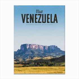 Visit Venezuela Canvas Print