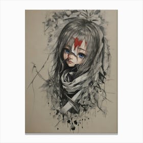 Anime Girl 3 Canvas Print