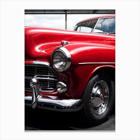 Red Chevrolet Canvas Print