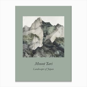 Landscapes Of Japan Mount Yari 28 Canvas Print