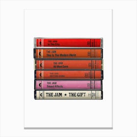 The Jam - Albums - Cassette Print Canvas Print