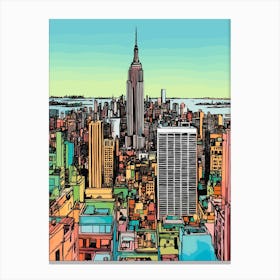 New York City Skyline Canvas Print