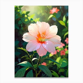 Hibiscus Flower 1 Canvas Print