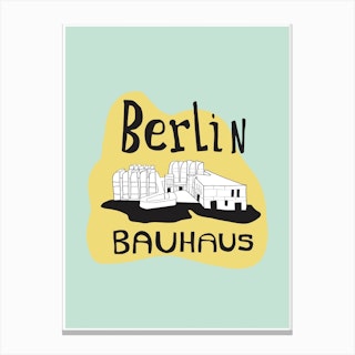 Berlin Bauhaus Canvas Print