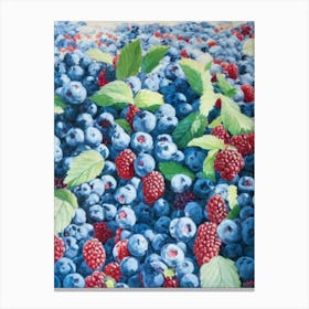 Loganberry 2 Classic Fruit Canvas Print