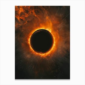 Eclipse Of The Sun 1 Canvas Print