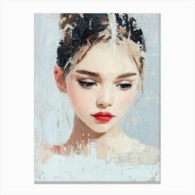 Portrait Of A Girl 1 Canvas Print