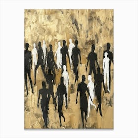 Silhouettes 5 Canvas Print