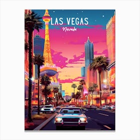 Las Vegas Travel Canvas Print