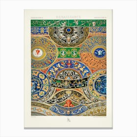 Renaissance Pattern, Albert Racine (12) 1 Canvas Print