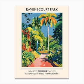 Ravenscourt Park London Parks Garden 1 Canvas Print