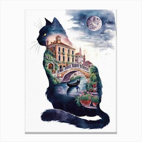 Venice Cat Canvas Print