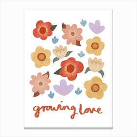 Growing Love Canvas Print