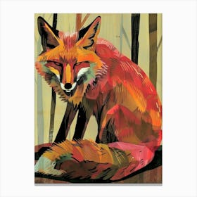 Red Fox 12 Canvas Print