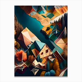 Aerialcubicview Canvas Print