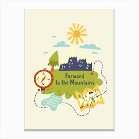 Adventure Mountain Canvas Print