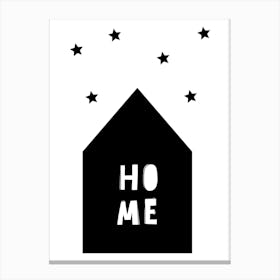 Home Scandi House Canvas Print