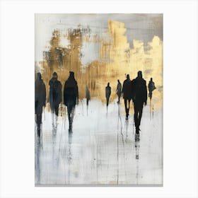 People Walking 1 Canvas Print